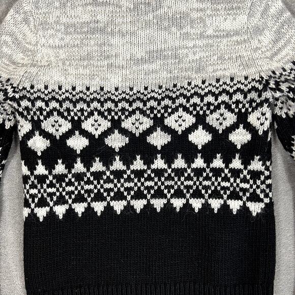 Banana Republic Sweater Womens XS Merino Wool Scandanavian Fair Isle Print - Picture 5 of 9